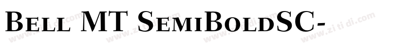 Bell MT SemiBoldSC字体转换